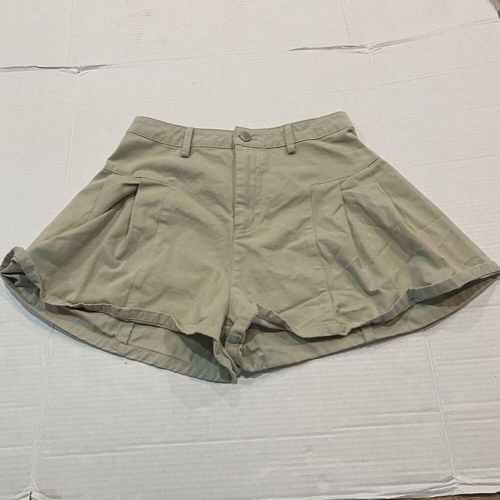 Mable Womens Khaki Shorts Size Medium